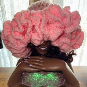 Rosa Crochet Ruffle Hat